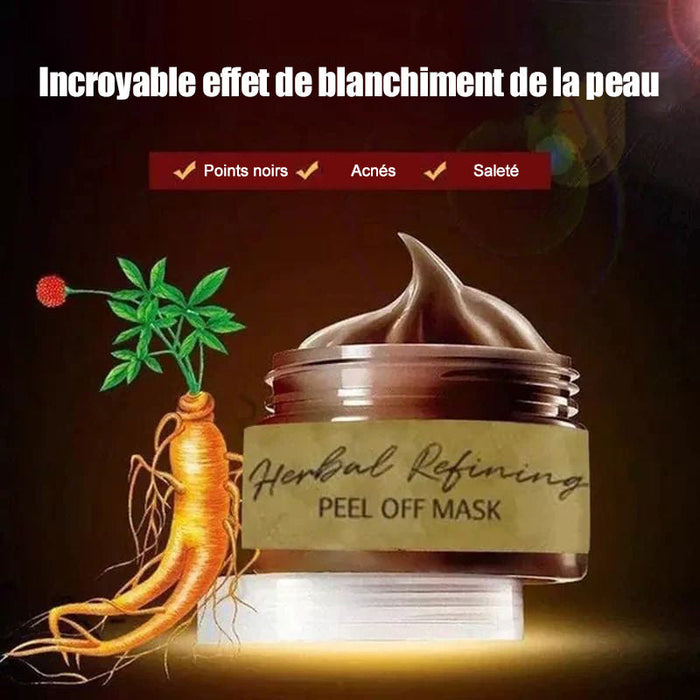 Masque peel-off pour enlever les points noirs