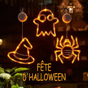 Lumière LED à ventouse pour Halloween décorative d'ambiance