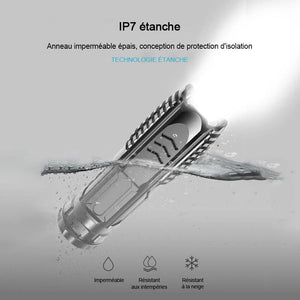 Lampe de poche rechargeable multifonctionnelle