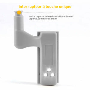 Lampe à détecteur LED à charnière intérieure pour cuisine chambre à coucher