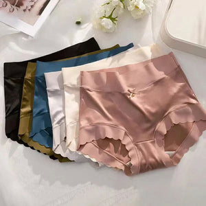 Culotte taille haute en satin de qualité supérieure