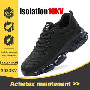 Chaussures de protection du travail antidérapantes de sécurité