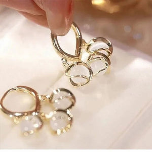 Boucles d'oreilles opale