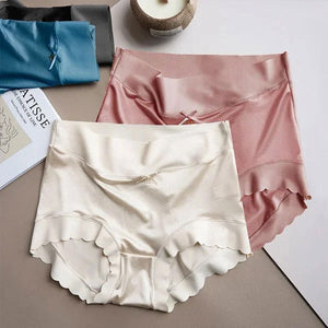 Culotte taille haute en satin de qualité supérieure