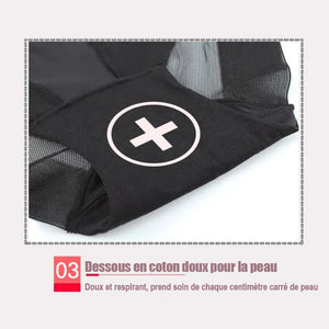 Culotte sans couture taille haute en soie glacée