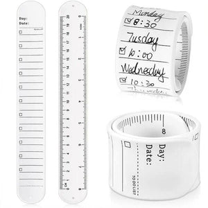 Bracelet réutilisable en silicone pour mémo