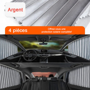 Pare-soleil magnétique universel pour vitres latérales de voiture