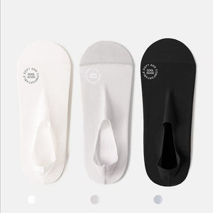 Chaussettes invisibles antidérapantes à doublure ultra-fine
