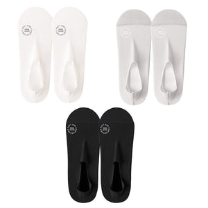 Chaussettes invisibles antidérapantes à doublure ultra-fine