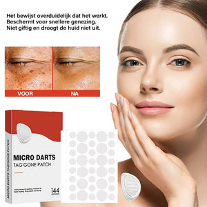 Microneedle- & Hydrocolloïdpleister | Verwijdert verheven moedervlekken, acne, platte wratten en steelwratjes – 🛒Koop 1 en krijg 1 gratis (2 dozen)🎁