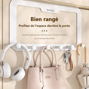 Crochets de porte sans trace et sans perforation