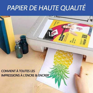 Papier transfert thermique multifonctionnel