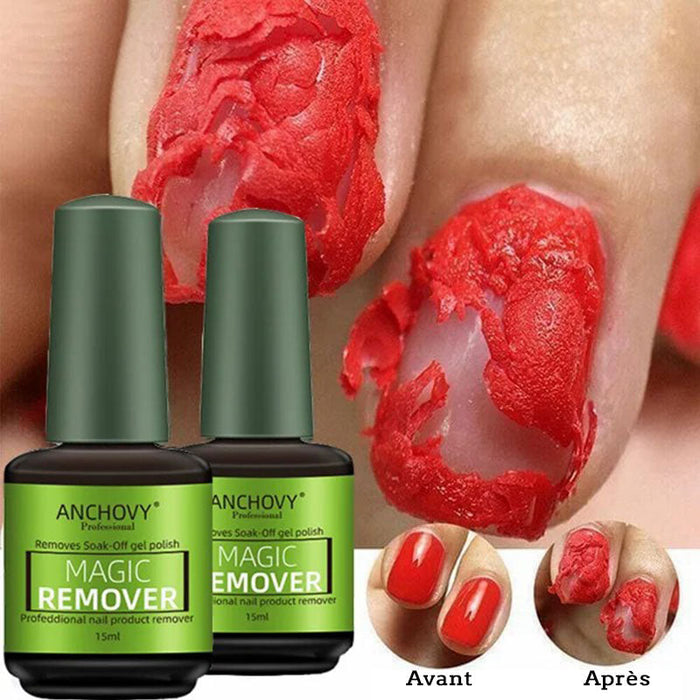 Dissolvant magique pour vernis à ongles