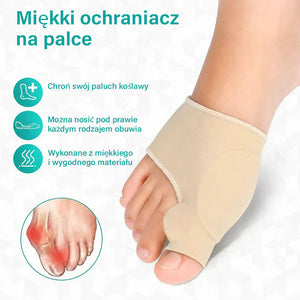 Ochronny korektor palców - miękki i wygodny * 1 para (lewa stopa + prawa stopa)