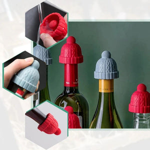 Bouchon en silicone pour bouteille de vin