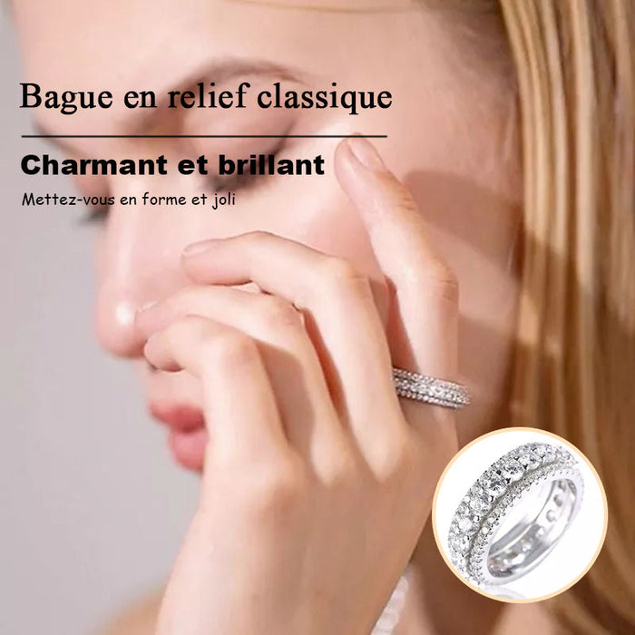 Bague en relief classique