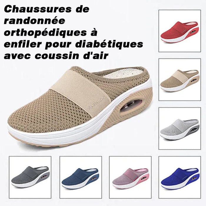 Chaussures de marche orthopédiques antidérapantes pour diabétiques