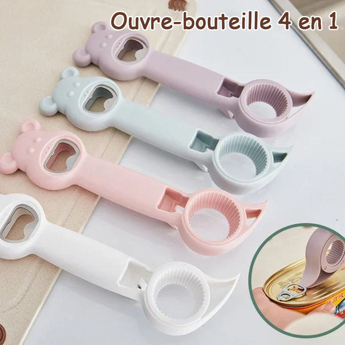 Ouvre-bouteille 4 en 1