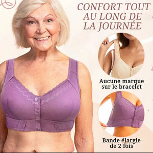 Soutien-gorge respirant à fermeture avant