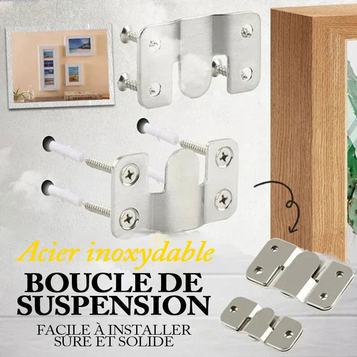 Crochets en acier inoxydable pour accrocher des tableaux