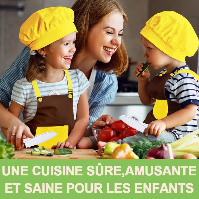 Ustensiles de cuisine sans danger pour les enfants