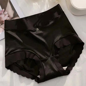 Culotte taille haute en satin de qualité supérieure