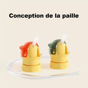 Adaptateur de paille anti-étouffement réutilisable pour enfants