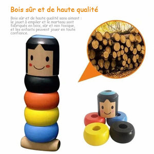 Jouet magique immortel homme en bois