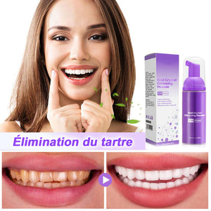 Mousse pour nettoyer les dents