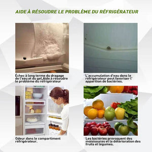 Ensemble de nettoyage et de drague de vidage de réfrigérateur