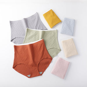 Slip coton antibactérien de taille haute