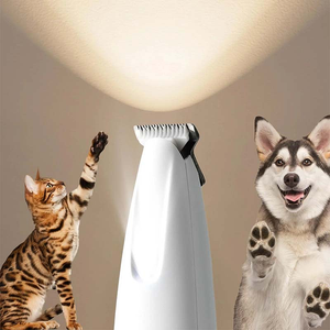 Tondeuse à poils d'animaux avec lumière LED