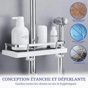 Support de rangement pour tringle de douche