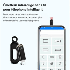 Télécommande émetteur infrarouge pour téléphone portable