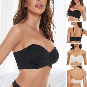 Soutien-gorge bandeau multi-ports antidérapant à maintien intégral