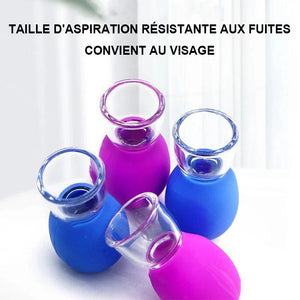 Grattoir à ventouses en silicone pour le visage
