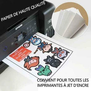 Papier transfert thermique multifonctionnel