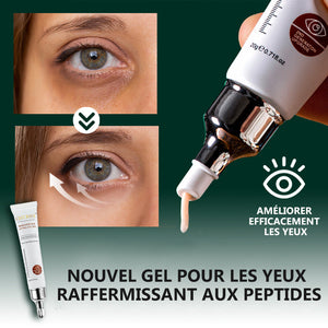 Nouveau gel raffermissant aux peptides pour les yeux (2 pièces)