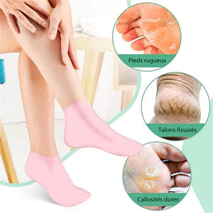 Chaussettes hydratantes pour soins des pieds spa pour femmes