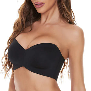 Soutien-gorge bandeau multi-ports antidérapant à maintien intégral