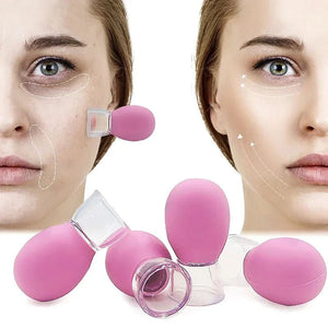 Grattoir à ventouses en silicone pour le visage