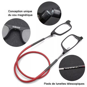 Lunettes de lecture magnétiques rétractables