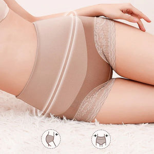 Culotte gainante taille haute en tissu doux