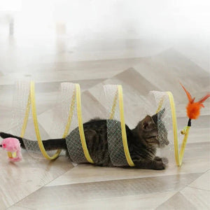 Tunnel pliable pour chat