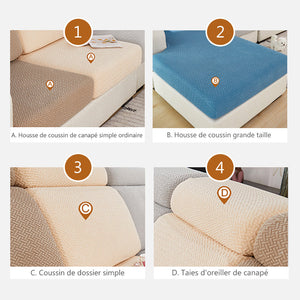 Housse de coussin de canapé élastique classique