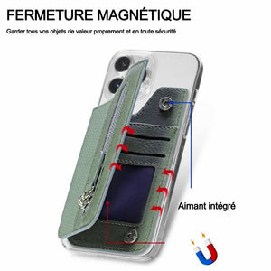 Porte-carte magnétique multifonctionnel pour téléphone