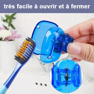 couvre-tête de brosse à dents de voyage