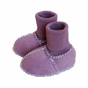 Chaussures chaussettes en fourrure chaude pour bébé