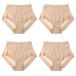 Culotte sans couture taille haute en soie glacée