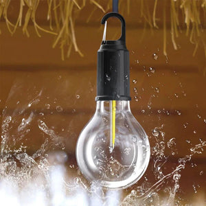 Ampoule rétro rechargeable de type C suspendue pour camping en plein air
